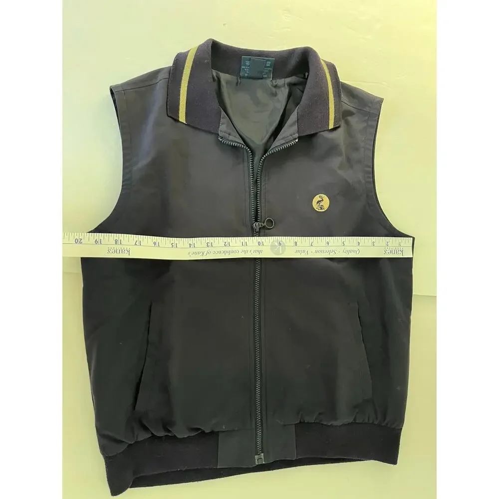 Sunderland of Scotland Men's M Navy Golf Vest Designed Scotland Made USA